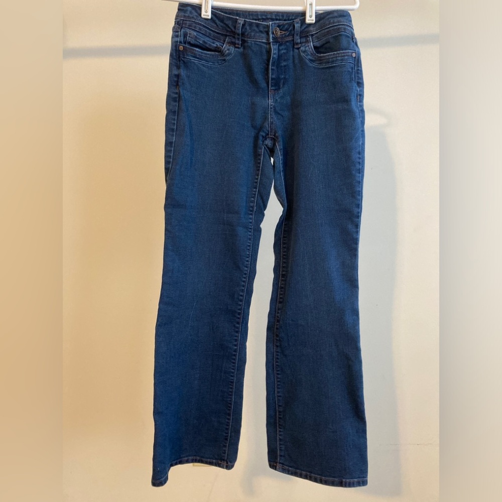 Simply Vera Wang Boot Cut Mid Rise Jeans Sz M